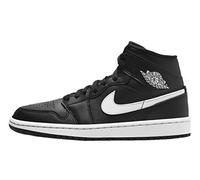 Nike Wmns Air Jordan 1 Mid, Zapatillas de bsquetbol Mujer, Blanco y Negro, 43 EU