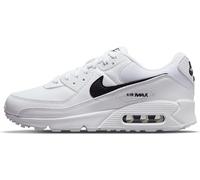 Nike Wmns Air MAX 90, Sneaker Mujer, White Black White, 38 EU