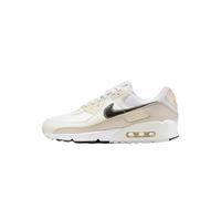 NIKE Wmns Air MAX 90, Sneaker Mujer, White Flat Pewter Lt Orewood Brn, 42 EU