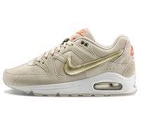 Nike Wmns Air MAX Command PRM, Zapatillas de Deporte Mujer, Gris (String/Mtlc Gld Grn-Hypr Orng), 37 1/2