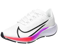 Nike Wmns Air Zoom Pegasus 37 - Zapatillas de Correr para Mujer, Blanco White Flash Crimson Hyper Violet Spruce Aura Vapor Green Black, 38.5 EU