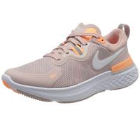 Nike Wmns React Miler, Zapatilla de Correr Mujer, Champán/Blanco/Naranja Pulse/Barely Rose, 38 EU