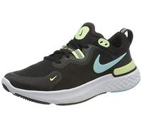 Nike Wmns React Miler, Zapatillas para Correr Mujer, Black Glacier Ice Barely Volt, 36 EU