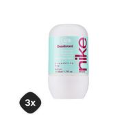 Nike Woman Sparkling Day Desodorante Roll-On 3x 50ml Antimanchas Piel Sensible
