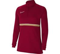 Nike Womens Dril Top Academy 21 Drill Top para Mujer, Team Red/White/Jersey Gold/White, CV2653-677, M