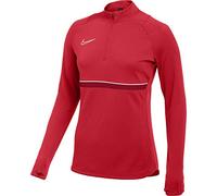 NIKE Womens Dril Top Academy 21 Drill Top para Mujer, University Red/White/Gym Red/White, CV2653-657, M