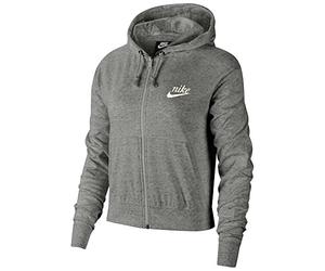 Nike Women's Nike Sportswear Gym Vintage Full-Zip Hoodie Plus Sudadera con Capucha Mujer