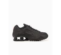 NIKE Shox R4, Sneaker Hombre, Multicolor (Black/Black/Black/MAX Orange 000), 35.5 EU