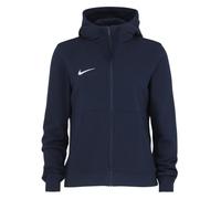 NIKE Womens Team Club Full Zip Hoodie Ft - Obsidian