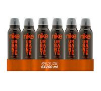 NIKE - Woody Lane Pack de 6 x 200 ml, Desodorante Hombre Spray, Desodorante Antimanchas para Todo Tipo de Piel, 0% Sales de Aluminio, de Larga Duración, Fragancia Amaderada Oriental