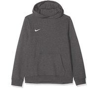 Nike Y Hoodie Po FLC TM Club19 Sudadera, Niños, Charcoal Heathr/Anthracite/White/White, S