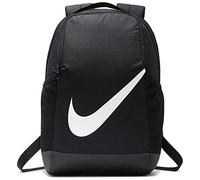 Nike Y Nk Brsla Bkpk - Fa19 Sports Backpack, Unisex niños, Black/Black/(Glossy White), MISC
