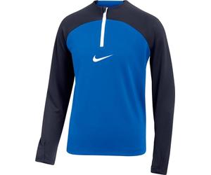NIKE Y Nk DF Acdpr Dril Top K Camiseta de Manga Larga, Negro/Azul Marino/Blanco, 7-8 años Unisex niños