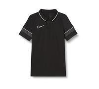 NIKE Y Nk Dry Acd21, Polo Shirt Unisex Niños, Black/white/anthracite/white, 8 Años