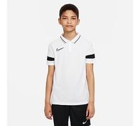 NIKE Y Nk Dry Acd21, Polo Shirt Unisex Niños, White/black/black/black, 13 Años