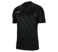 NIKE Y NK Dry CHALNG III JSY SS T-Shirt, Unisex-Child, Black/Black/White, L (12 años)