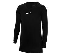 Nike Camiseta de manga larga infantil unisex Negro/Blanco L