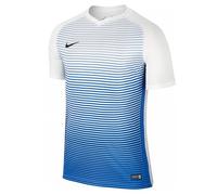 Nike Y NK Dry Precision IV JSY SS Camiseta, Unisex niños, Multicolor (White/Royal Blue/Black), S