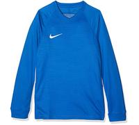 Nike Y NK Dry Tiempo Prem JSY LS Long Sleeved t-Shirt, Niños, Royal Blue/Royal Blue/White/White, XL