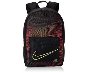 Nike Y Nk M Series Bkpk Mochila de Deporte, Unisex niños, Black/Total Orange/(Lemon Venom), MISC