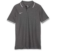 Nike Y Polo TM CLUB19 SS Polo Shirt, Unisex niños, Charcoal Heathr/(White), S