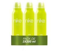 NIKE - Yummy Musk Pack de 3 x 200 ml, Desodorante Mujer Spray, Desodorante Antimanchas para Todo Tipo de Piel, 0% Sales de Aluminio, de Larga Duración, Fragancia Floral Afrutada