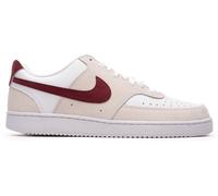 Nike - Zapatilla Court Vision Low, Mujer, White-Dragon Red, 7 USA