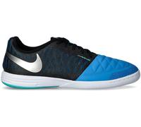 Nike - Zapatilla de fútbol sala Lunar Gato II, Unisex, Metallic Silver-Black-Neptune Blue, 6 USA