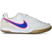 Nike - Zapatilla de fútbol sala Tiempo Streetgato Niño, Unisex, White-Racer Blue-Pink Blast, 2,5Y