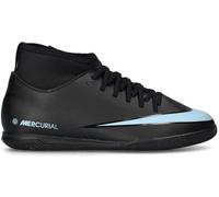 Nike - Zapatilla de fútbol sala Zoom Mercurial Superfly 10 Club IC Niño, Unisex, Black-Ice Blue, 1,5Y