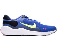 Nike - Zapatilla Revolution 7 Niño, Unisex, Ultramarine-Lime Blast-Dark Obsidian-White, 4Y