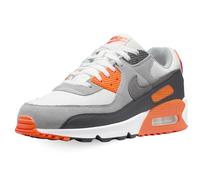 Nike Zapatillas Air Max 90 código DM0029-108, Naranja Blanco Gris, 39 EU