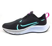 Nike Zapatillas Air Zm Pegasus 37 Shield Laufschuh para Mujer, Negro Aurora Verde Dk Smoke Sz, 38 EU