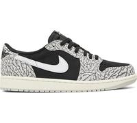 Nike Zapatillas de baloncesto Air Jordan 1 para hombre, Negro Muselina Tech Gris Blanco, 46 EU