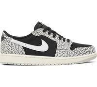 Nike Zapatillas de baloncesto Air Jordan 1 para hombre, Negro Muselina Tech Gris Blanco, 46 EU