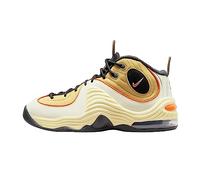Nike Zapatillas de Baloncesto Air Penny II para Hombre, Wheat Gold Safety Orange Black Coconut Milk White, 45.5 EU