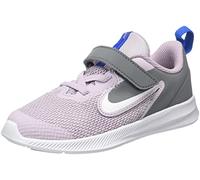 Nike Zapatillas de Correr Unisex para niños Downshifter 9 (TDV), Azul Ice Lilac White Smoke Grey Solar 510, 22 EU