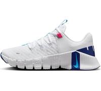 Nike Zapatillas de Entrenamiento W Free Metcon 5 para Mujer, White Aquarius Blue Fierce Pink, 40.5 EU