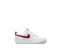 Nike Zapatillas de mujer Court Vision Low Nike. Blanco / Rojo 40 (8.5)