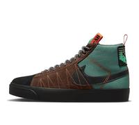 Nike Zapatillas de skate para hombre Sb Zoom Blazer Mid, negro/marrón/verde, 41 EU