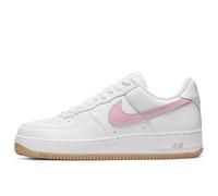 Nike Zapatillas Unisex Air Force 1 Low, Blanco, Rosa y Amarillo, 38.5 EU