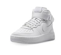 Nike Air Force 1 Mid EasyOn - Zapatos para niños grandes (FN1193-111, blanco/blanco-blanco), Blanco/blanco/blanco, 6 Big Kid