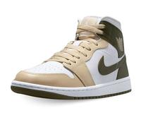 Nike Zapatillas Wmns Air Jordan 1 Mid Código BQ6472-120 Blanco, Blanco Verde Beige, 39 EU