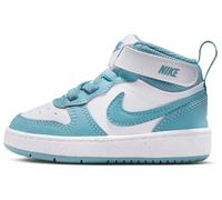 Nike Zapato Unisex para bebé Borough Mid 2 niños pequeños, Blanco Denim Turquesa, 25 EU