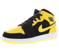 Nike Zapatos Air Jordan 1 Mid Se (GS) Código HJ5940-071 Negro, Negro Amarillo Blanco, 39 EU