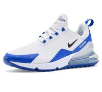Nike Zapatos Air MAX para Hombre, Blanco/Negro/Azul Racer/Platino Puro, 44.5 EU