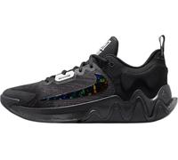 Nike Zapatos de baloncesto para hombre, Negro/Negro-Lobo Gris-Blanco, 45.5 EU