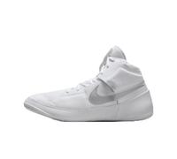 Nike Zapatos de lucha libre Fury para hombre, blanco-plateado, 44 EU