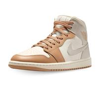 Nike Zapatos Wmns Air Jordan 1 Mid Código BQ6472-118 Beige Mujer, Beige Marrón Gris, 43 EU