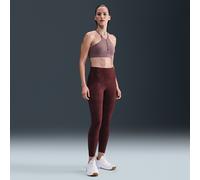 Nike Zenvy Leggings de 7/8 y talle alto con estampado - Mujer - Rojo M (EU 40-42)